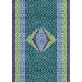thumbnail image 1 of Ahgly Company Machine Washable Indoor Rectangle Transitional Blue Jay Blue Area Rugs, 8' x 10', 1 of 7