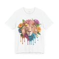 thumbnail image 3 of Lion Graphic Unisex 100 Cotton Vintage Animal Artwork Tee 2, 3 of 8