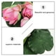 thumbnail image 5 of Ramos de flores de loto artificiales, arreglos florales de mesa de simulación, 2 uds., 5 of 5