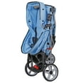 thumbnail image 2 of ZENSTYLE Foldable Pet Stroller for Dogs and Cats 3 Wheels Pet Stroller with Cup Holder Blue, 2 of 9