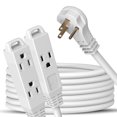 thumbnail image 1 of Cable de extensión Bindmaster de 3 salidas, 7,6 m, para interiores, con certificación UL, 1 of 5