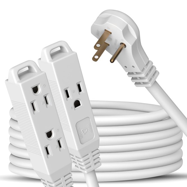 Cable de extensión Bindmaster de 3 salidas, 7,6 m, para interiores, con certificación UL