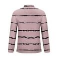 thumbnail image 4 of Blusa y camisa de manga larga con cuello vuelto para hombre, informal, con cuello vuelto, estampado, para fitness, deportiva, de manga larga, de poliéster, 4 of 5