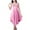 Pink, variant on HomeGardon Nightgowns for Women,Summer Dresses Fashion Women V-Neck Casual Solid Sleeveless Sleepshirts Dress