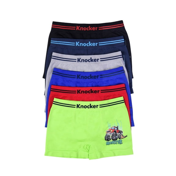 TheLovely Boys Underwear, 6 Pack Seamless Boxer Briefs (Little Boys & Big Boys)