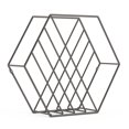 thumbnail image 1 of Zina Magazine Rack Metallic Titanium, 1 of 7
