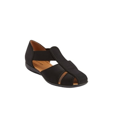 comfortview women's wide width the bethany flat