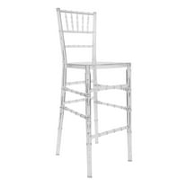 Clear Resin ProClear™ Chiavari Barstool by Chivari