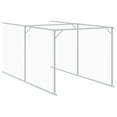 thumbnail image 7 of vidaXL Dog House with Run Outdoor Dog Kennel Cage Shelter Galvanized Steel, 7 of 7