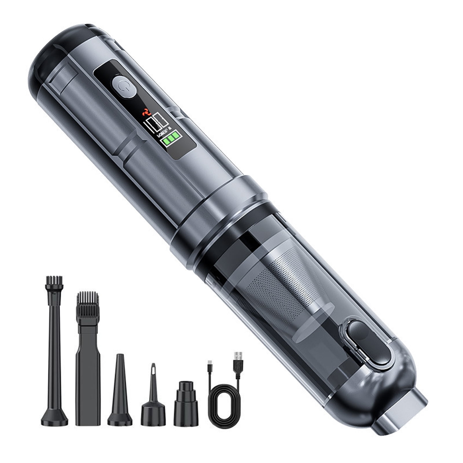 Auto Interior Vacuum Air Blower Compressed Air Duster Keyboard Cleaner for Car Interior Handheld Cordless Cleaners
