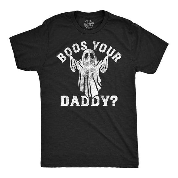Mens Funny T Shirts Boos Your Daddy Sarcastic Halloween Ghost Graphic Tee for Men Graphic Tees