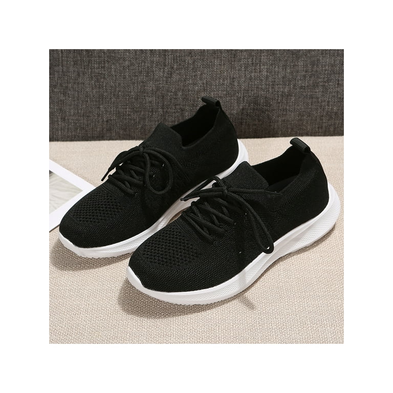 Wazshop Women Fashion Sneakers Round Toe Skate Shoes Low Top