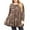 A-Leopard08-8053, variant on Women's Plus Size Tunic Tops Crew Neck Floral Blouses Basic Flowy Leopard Print T Shirts for Leggings (3X, A-Leopard08)
