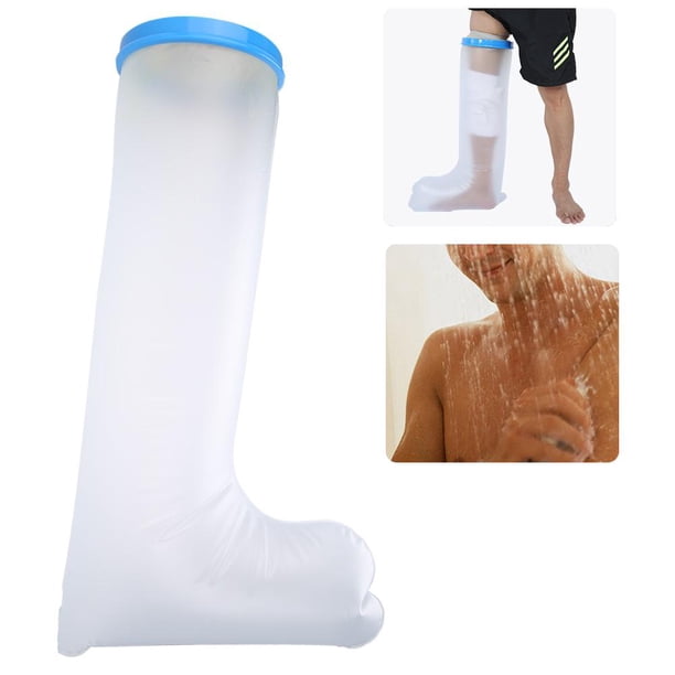 Tebru Waterproof Cast Bandage Protector Wound Fracture Thigh Cover for