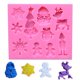 thumbnail image 1 of Molde de silicona para hornear navideño, molde decorativo para múltiples tartas, fondant y chocolate (n.° 9), 1 of 2