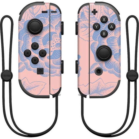 Skinit Rose Quartz & Serenity Floral Nintendo Joy-Con (L/R) Controller Skin