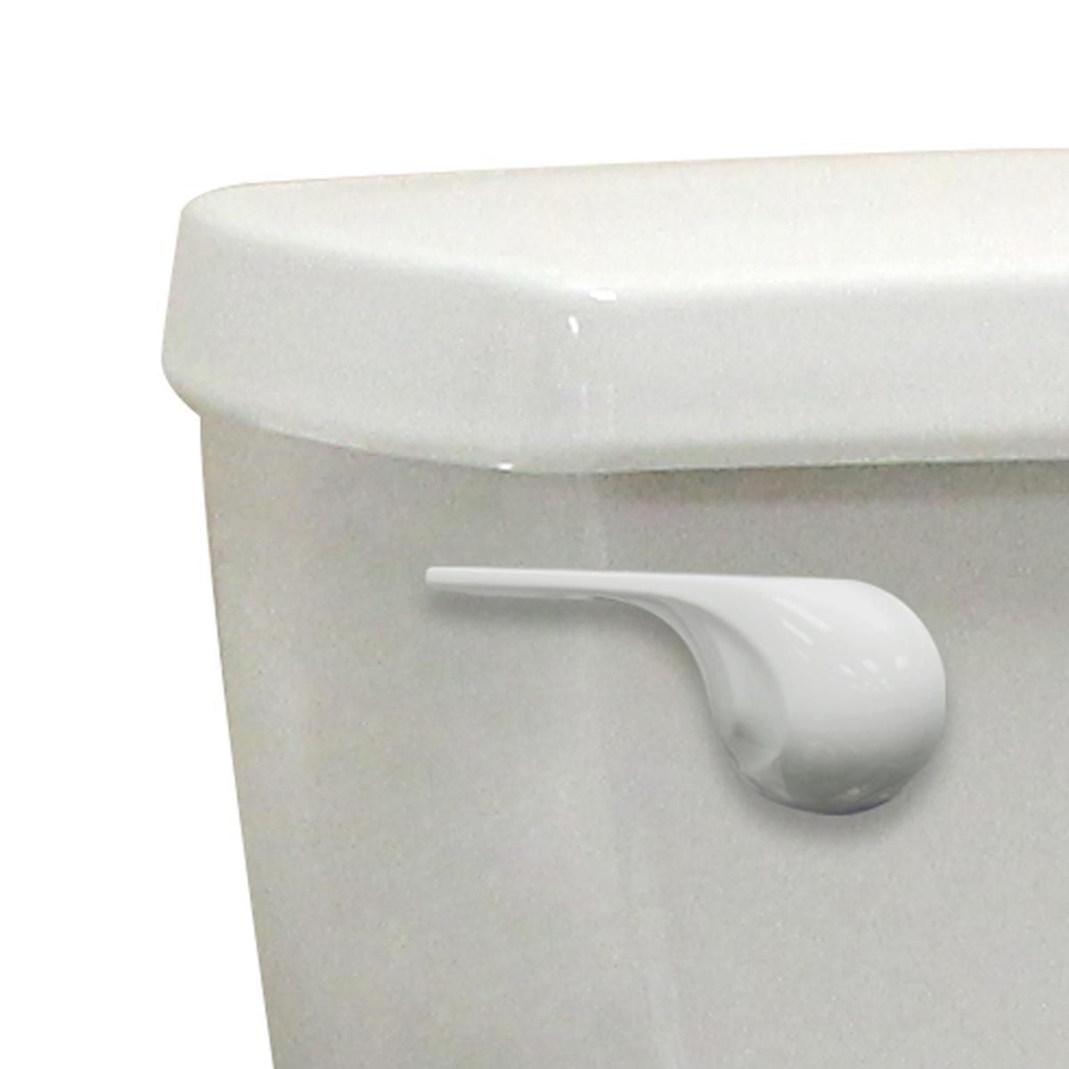 Korky StrongARM® Toilet Flush Lever and Handle, Wave White
