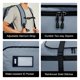 thumbnail image 4 of Mochila Duffle MIER 60 L resistente al agua para gimnasio, deportes y viajes, 4 of 7