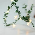 thumbnail image 2 of LED Light String Simulation Green Leaf Vine, 2 of 8