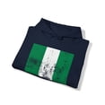 thumbnail image 4 of Nigeria Nigerian Pride Flag Hoodie, Gifts, Hooded Sweatshirt, 4 of 4
