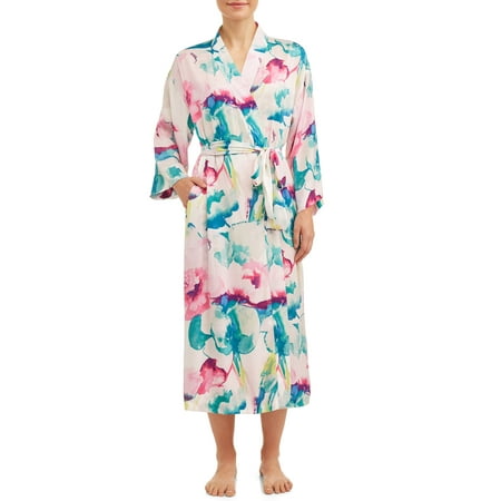 Natori Fleece Robe - N Natori Women's Pastel Blossom Robe