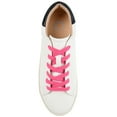 thumbnail image 5 of Brinley Co. Womens Comfort Foam™ Two-Tone Lace-Up Sneakers, 5 of 6