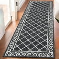 thumbnail image 3 of Yamaziot 2'x6' Hallway Runner Rug Washable Kitchen Floor Runners for Hallway, Non Skid Entryway Mat Low Profile Inside Doormat, Black, 3 of 9