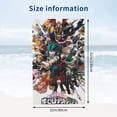 thumbnail image 2 of My Hero Academia Beach Towel, Microfiber Oversized Bath Towel, Super Absorbent Towel For Travel Swimming Pool Camping Yoga, Quick-Drying Lightweight Sand Free Towel, 52*32 Inch, 2 of 9