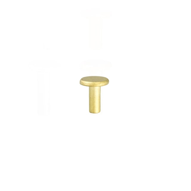 Zelikovitz Tubular Rivets – Brass or Copper Plated – 100 Pack – 5/16", 7/16", 9/16" for Leathercraft & DIY
