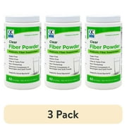 (3 pack) Quality Choice Clear Prebiotic Fiber Supplement Powder for Digestive Health - Tasteless, Non-Thickening Formula - 62 Servings, 8.3 Ounces - Ideal for Adults & Children 6 & Up Daily Fiber Powder