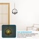 thumbnail image 2 of Lámpara De Campanas De Viento De Loro Solar Con Luz Amarilla Cálida Para Jardín De Patio Interior Advancent HA027700-03, 2 of 7