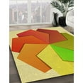 thumbnail image 2 of Ahgly Company Indoor Rectangle Patterned Orange Red Orange Area Rugs, 5' x 8', 2 of 6
