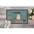 thumbnail image 2 of Carolines Treasures CK7875MAT Tapis Intérieur Ou Extérieur 18 x 27 Po. Samoyed Sweet Home, 2 of 3