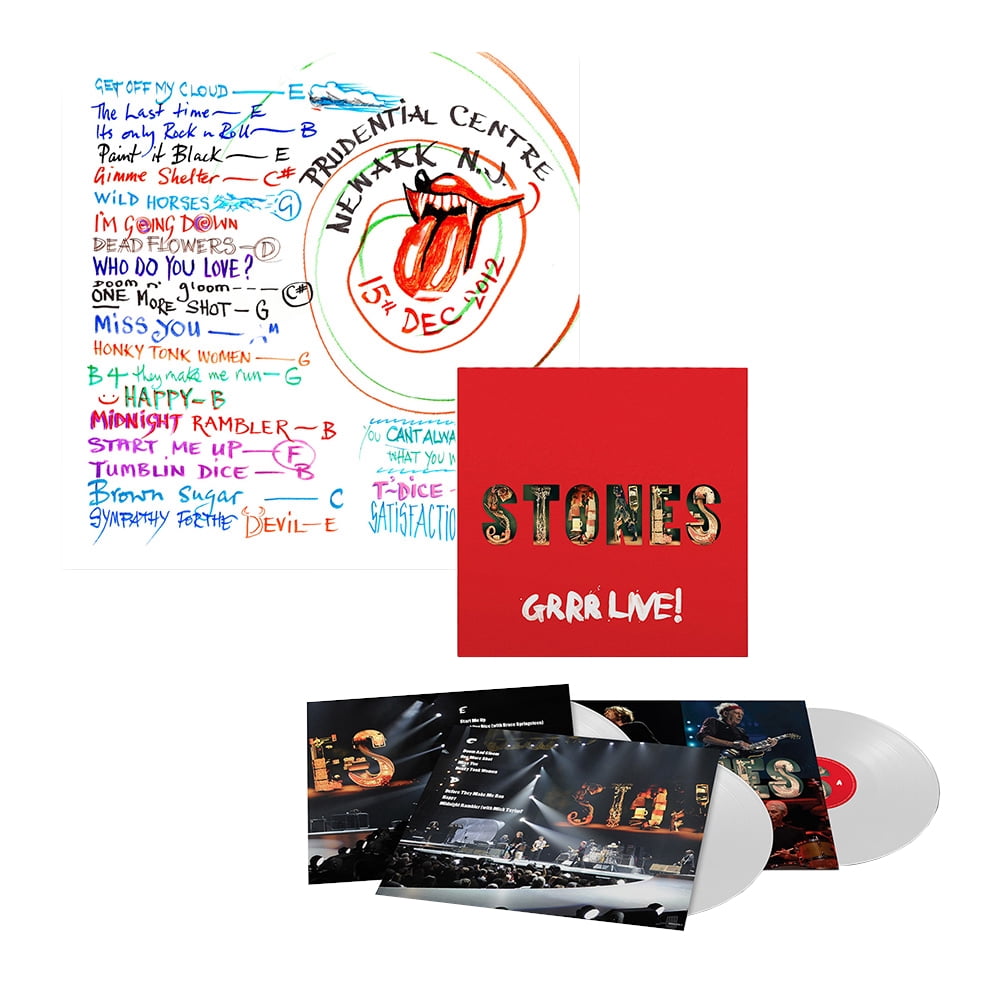 The Rolling Stones - GRRR Live! (Limited Edition, 180 Gram White Colored Vinyl) (3 Lp's) - Vinyl