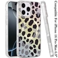 thumbnail image 2 of For iPhone 16 Pro Max 6.9 Double Layer Design IMD TPU Case - J, 2 of 3
