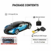 RC Cars for Kids Remote Control Car 1:12 Scale High Speed Racing Car with Lights and Sounds, Rechargeable RC Metal Racer for Boys Girls