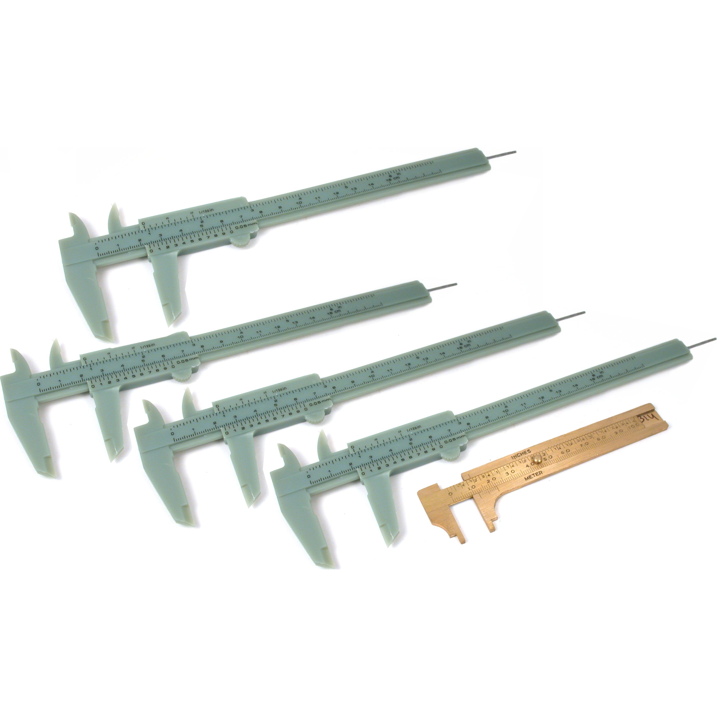 5 Jewelers Millimeter Gauge Calipers Measuring Tools