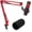 D-Red Boom Arm, variant on QuadCast Microphone Stand, Mic Boom Arm Compatible with HyperX QuadCast Solocast, Blue Yeti, Fifine AM8 and Most Mic, Gaming Mic Stand Desk with Adapter by SUNMON