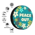 thumbnail image 5 of XMXY Flower Hippie Spare Tire Cover, Universal Waterproof Cover for Jeep RV Tire Wheel Protection, 16 inch, 5 of 8