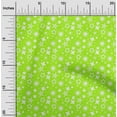 thumbnail image 1 of oneOone Cotton Flex Lime Green Fabric Merry Christmas Sewing Material Print Fabric By The Yard 40 Inch Wide, 1 of 4