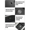 thumbnail image 6 of Nano Black Hidden Mini Bar/Cafe/RV/balcony Sink with Up and Down Faucet and Glass Rinser Set, 6 of 7