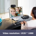 thumbnail image 4 of 1080P HD Video Webcam Videollamadas y grabaciones de pantalla ancha para, 4 of 8