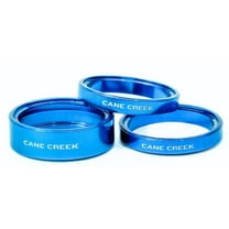 Cane Creek Interlok Chroma Studio Headset Spacer Kit - (1) 10mm, (2) 5mm, Blue