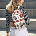 thumbnail image 5 of Honeii Christmas Houses Print Canvas Backpack for School & Outdoor,Laptop Excursion Backpack,Notebook School Bookbag For Men Women,for Work, Travel, and Everyday Use-Medium, 5 of 5