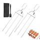 thumbnail image 2 of Three-prong barbecue fork semi-automatic fork barbecue needle kebab, 2 of 5