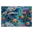 thumbnail image 2 of Awypu Sea Turtles Corals Starfish Wooden Jigsaw Puzzle Challenging Difficult Wood Puzzles for Adults Gift for Family Friends 1000 PCS, 2 of 4