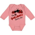 thumbnail image 3 of Inktastic My Great Aunt Loves Me with Cute Ladybugs Boys or Girls Long Sleeve Baby Bodysuit, 3 of 5