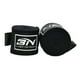 thumbnail image 4 of Muñequeras para boxeo, muñequeras, guantes interiores, muñequeras, correas absorbentes de sudor para gimnasio, levantamiento de pesas, deportes, Negro, 4 of 9