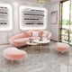 thumbnail image 5 of Modern Luxury Living Room Sofa Free Shipping Relaxing Corner Sofa Armchair Bedroom Sofas Modernos Para Sala Lounge Furniture Set My Lux Decor Round, 5 of 19