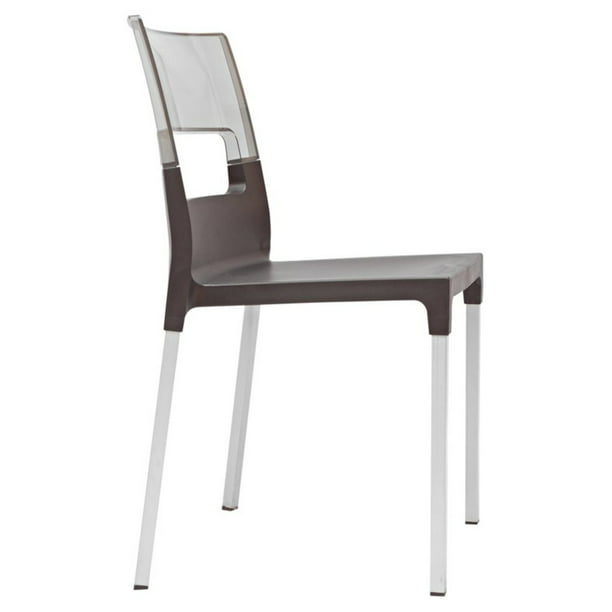 Strata Furniture Cantor Modern Patio, Modern Patio Dining Chairs White